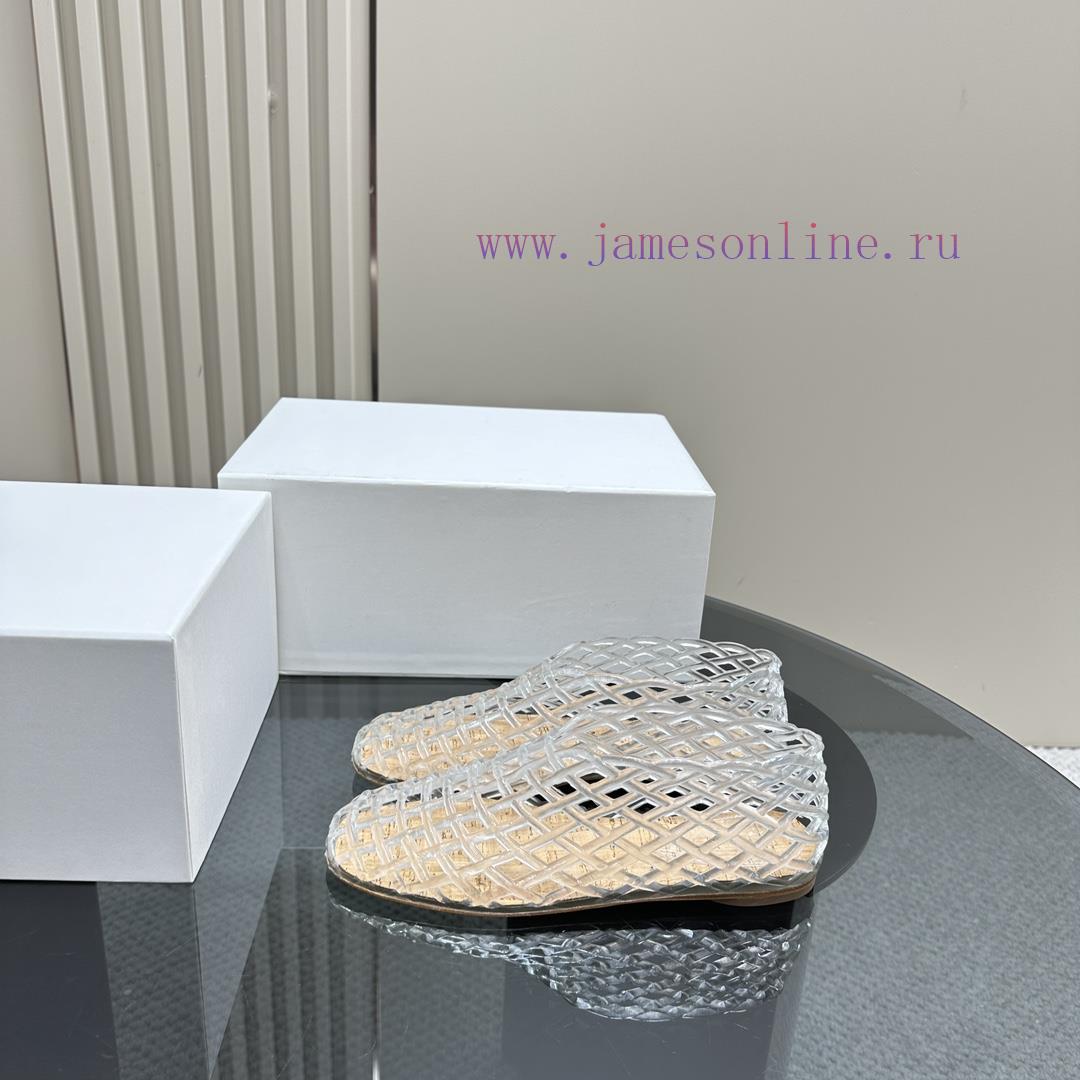 THE ROW24/Spring/Summer Jelly Sandals 🤎 Kendou Same Style ️️ Previous Minimalist Elegant Roum3m4qe1i - Image 2