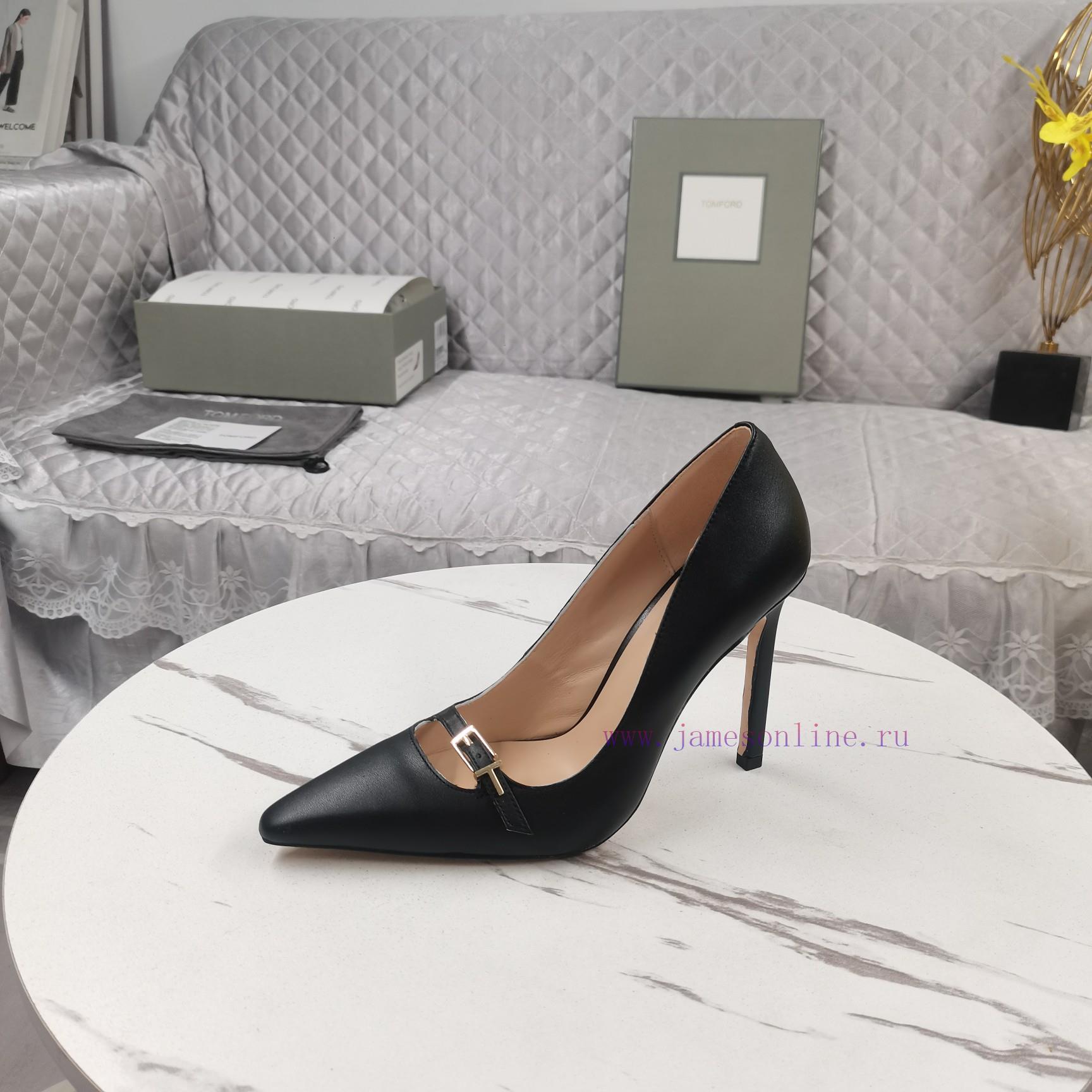 New Top Top TOM FORD2024 official website synchronized new belt buckle square toe high-heele47otm2ak - Image 6