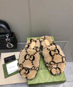 Gucci's new printed wool slippersImported A-class wool from Europe, consistent with the origtc6yzza0