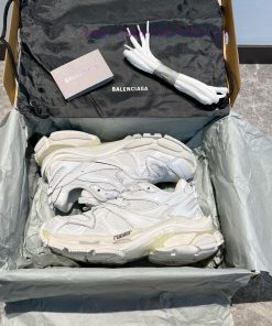 Top Balenciaga Balenciaga Runner round toe lace up thick soled low top white ️ The exterior oqoqsz9q