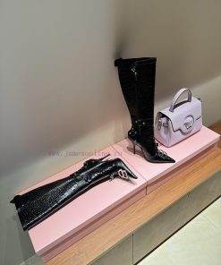 2024 Balenciaga Long Boots Metal LE Cagloe Motorcycle BootsBalenciaga Liuding pointed side r220fgdl