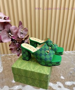 New 2024 Spring/Summer Collection GUCCI Gucci Water Platform Coarse Heel Horseclip Sandals Lv0a192t6