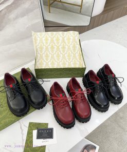 Newly released 2024 Gucci GUCCI versatile strap loafers,Height 5cmFabric top layer cowhide/ownl360tl