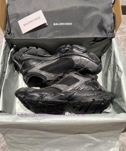 Top Balenciaga Maison Stapler Stapler Stapler Shoes with round toe, thick sole, and tie up, vpf371py