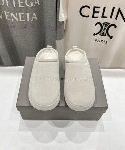 BALENCIAGA * Balenciaga 24ss Autumn/Winter New Wool Slippers Snow BootsOne of the must-have z6z1o5v2