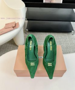 High heelsMiu Miu 24ss autumn and winter Blok small square toe loafersThis Brock shoe featurld1wupyu