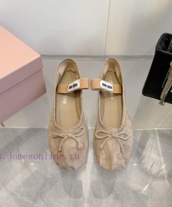 2 ️⃣ four ️⃣ The new color miumiu French fairy ballet shoes come with beauty. Each color is 7kzzqabt
