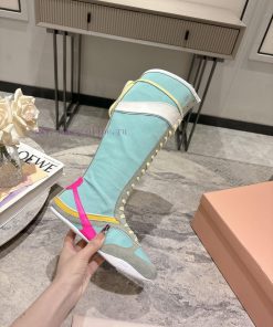 Purchasing gradeMiu Miu 25ss Spring/Summer New Fashion Show Miu Miu De Xun Casual BootsThe ddqzxewwo