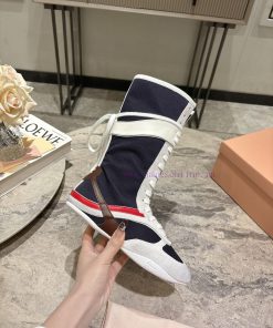 Purchasing gradeMiu Miu 25ss Spring/Summer New Fashion Show Miu Miu De Xun Casual BootsThe dfqyarsae