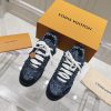 Men's styleThe LV skate tassel sneakers feature floral patterns on denim fabric, giving a vimtme6h9g