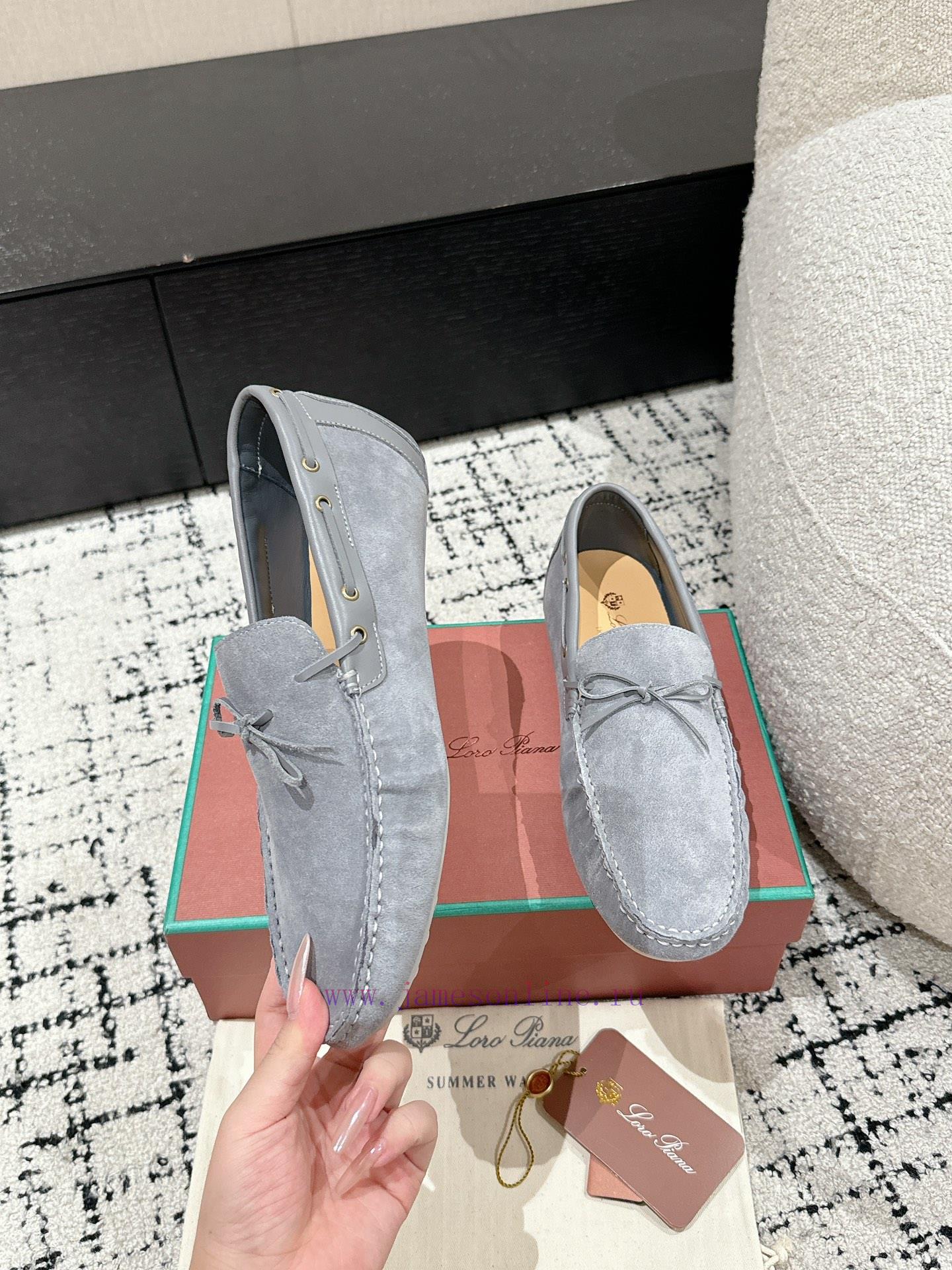 Top Men's StyleLoro Piana 25/Latest Men's Casual Bean ShoesThe upper of the shoe is made of gw9embrr - Image 5
