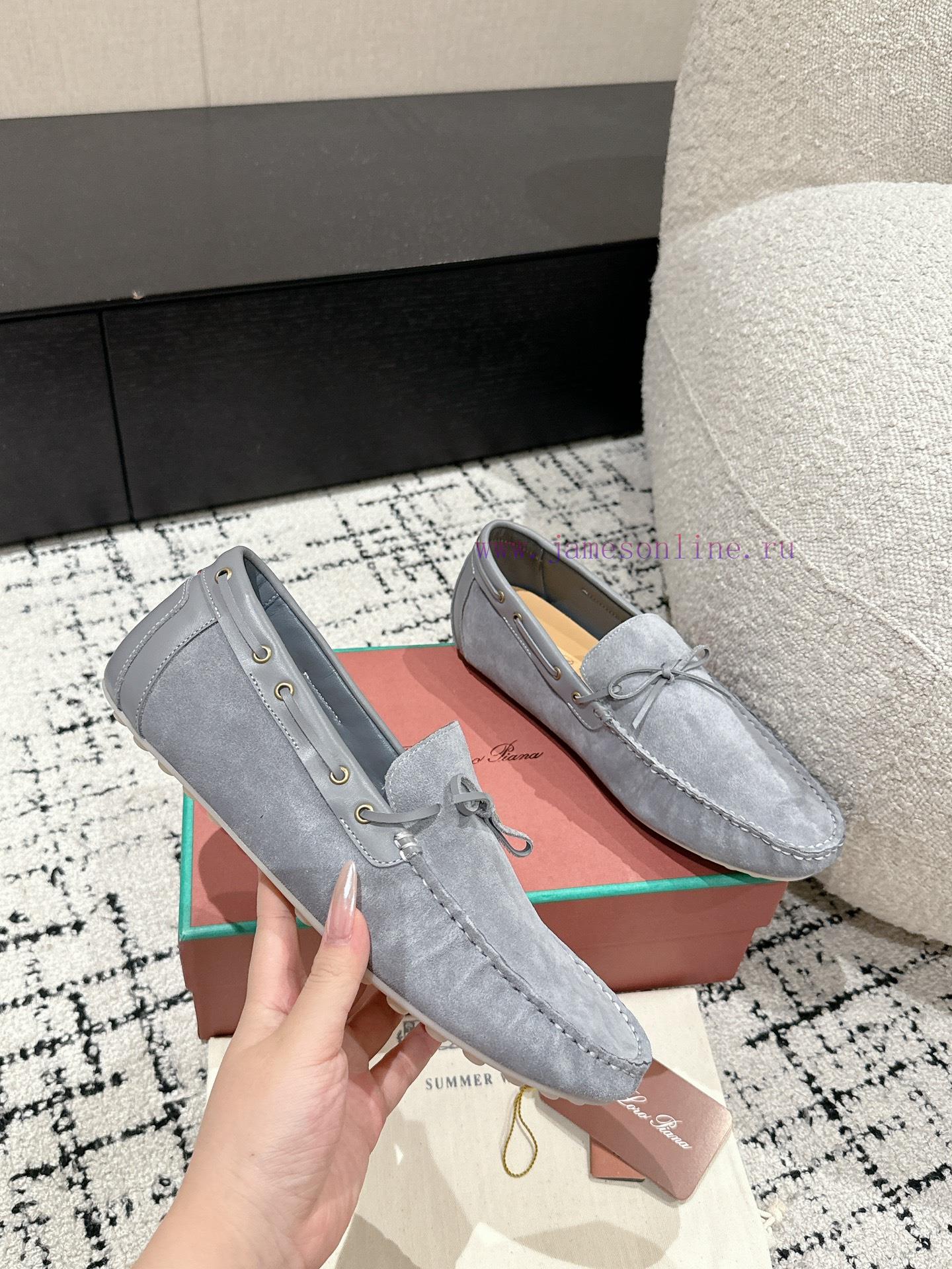Top Men's StyleLoro Piana 25/Latest Men's Casual Bean ShoesThe upper of the shoe is made of gw9embrr - Image 6