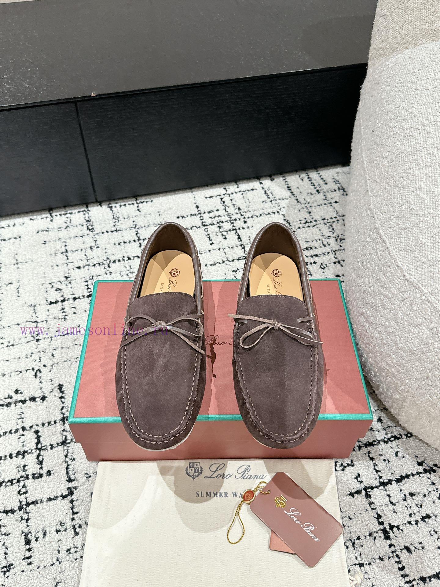 Top Men's StyleLoro Piana 25/Latest Men's Casual Bean ShoesThe upper of the shoe is made of qd7ddtyb - Image 2