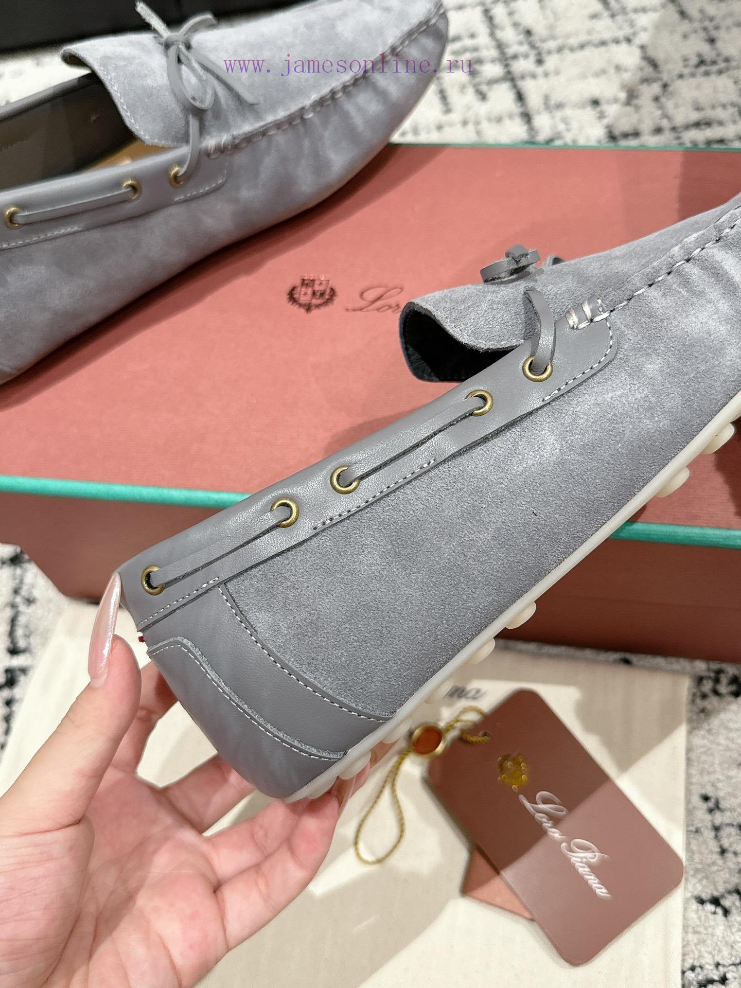 Top Men's StyleLoro Piana 25/Latest Men's Casual Bean ShoesThe upper of the shoe is made of gw9embrr - Image 9