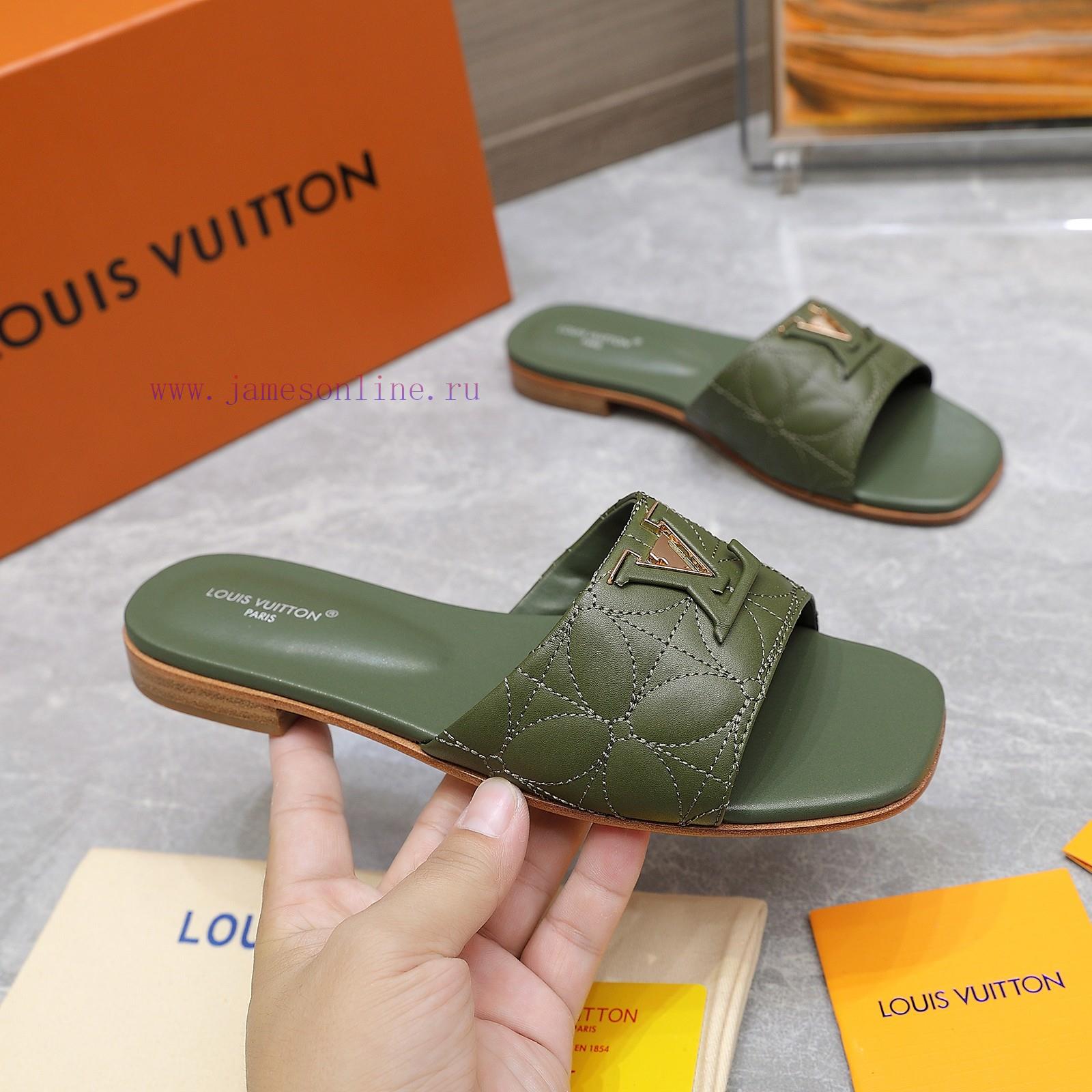 Top versionLV new slippers - embroidered style▶️ Original mold bottom flowerLV | Louis Vuittzbzpavx6 - Image 2