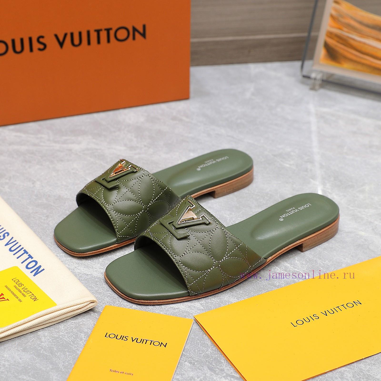 Top versionLV new slippers - embroidered style▶️ Original mold bottom flowerLV | Louis Vuittzbzpavx6 - Image 4