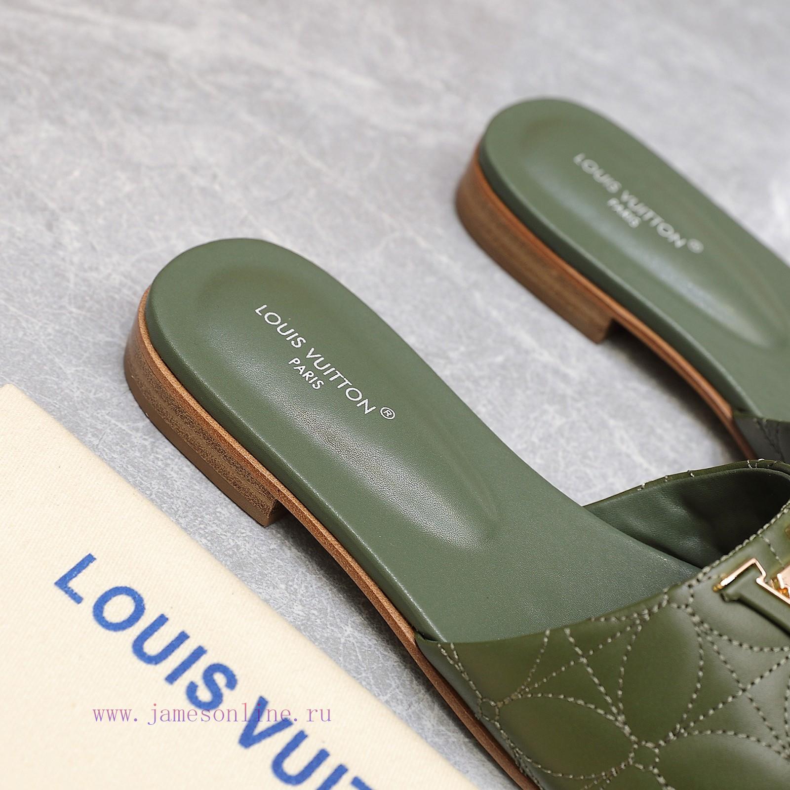Top versionLV new slippers - embroidered style▶️ Original mold bottom flowerLV | Louis Vuittzbzpavx6 - Image 5