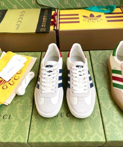 Top of the line cowhide leather reveals adidas x Gucci clover collaboration, German trainingnr3xlqk1