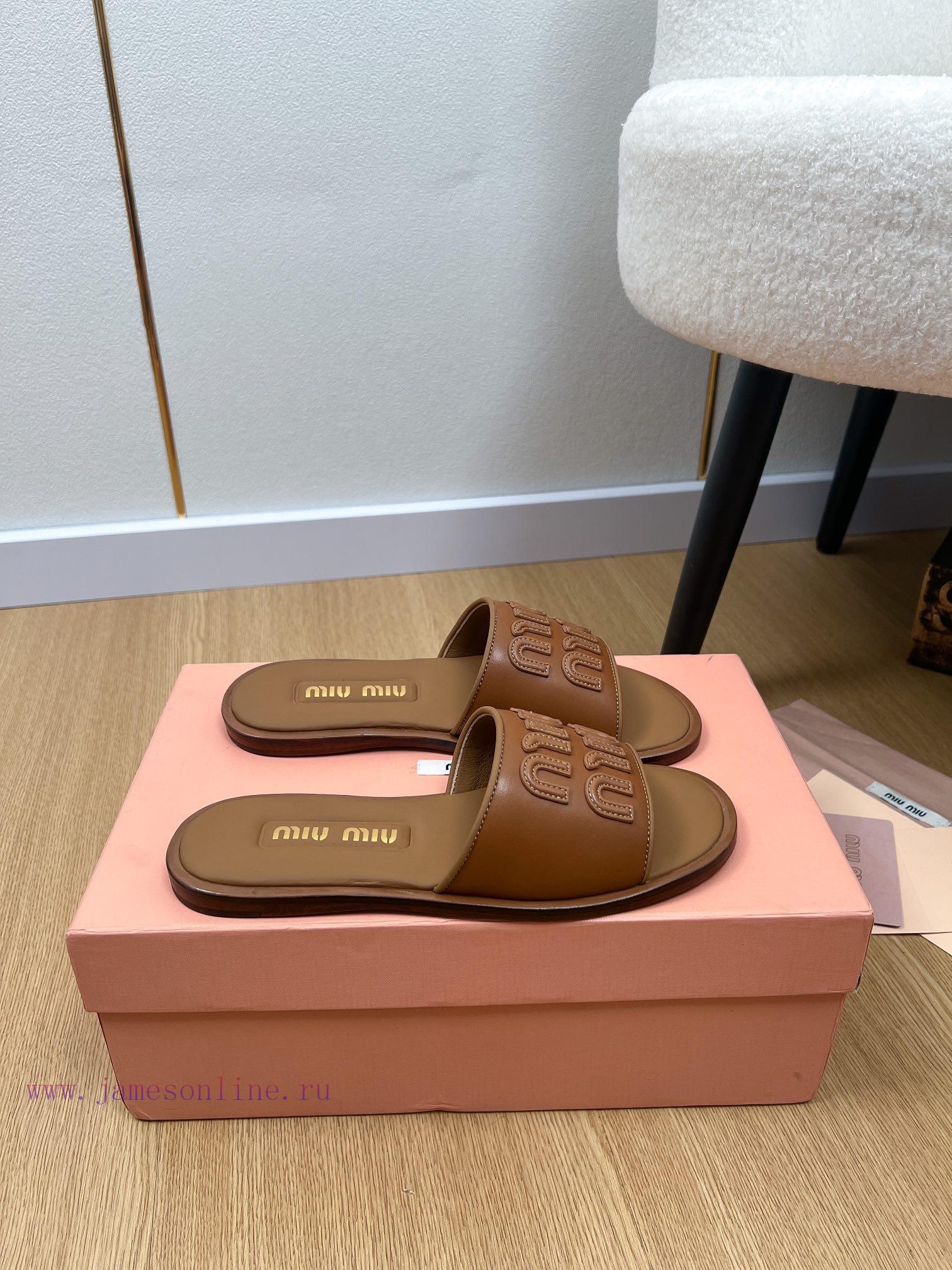 MiuMiu Miu | 2024 ˢˢMiu Home 2024 Spring/Summer New Products Latest Explosive Letter Logo Sl6mv5t2t7 - Image 3