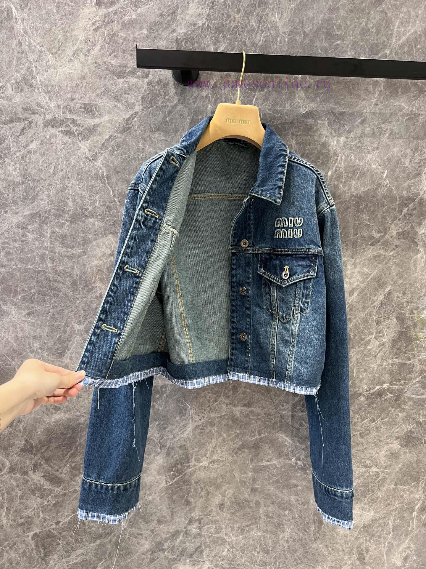 ZW61069 Miumi * 25Ss Spring/Summer New Intelligent Molecular Academy Style Pattern Splicing Cow gbwif44n - Image 4