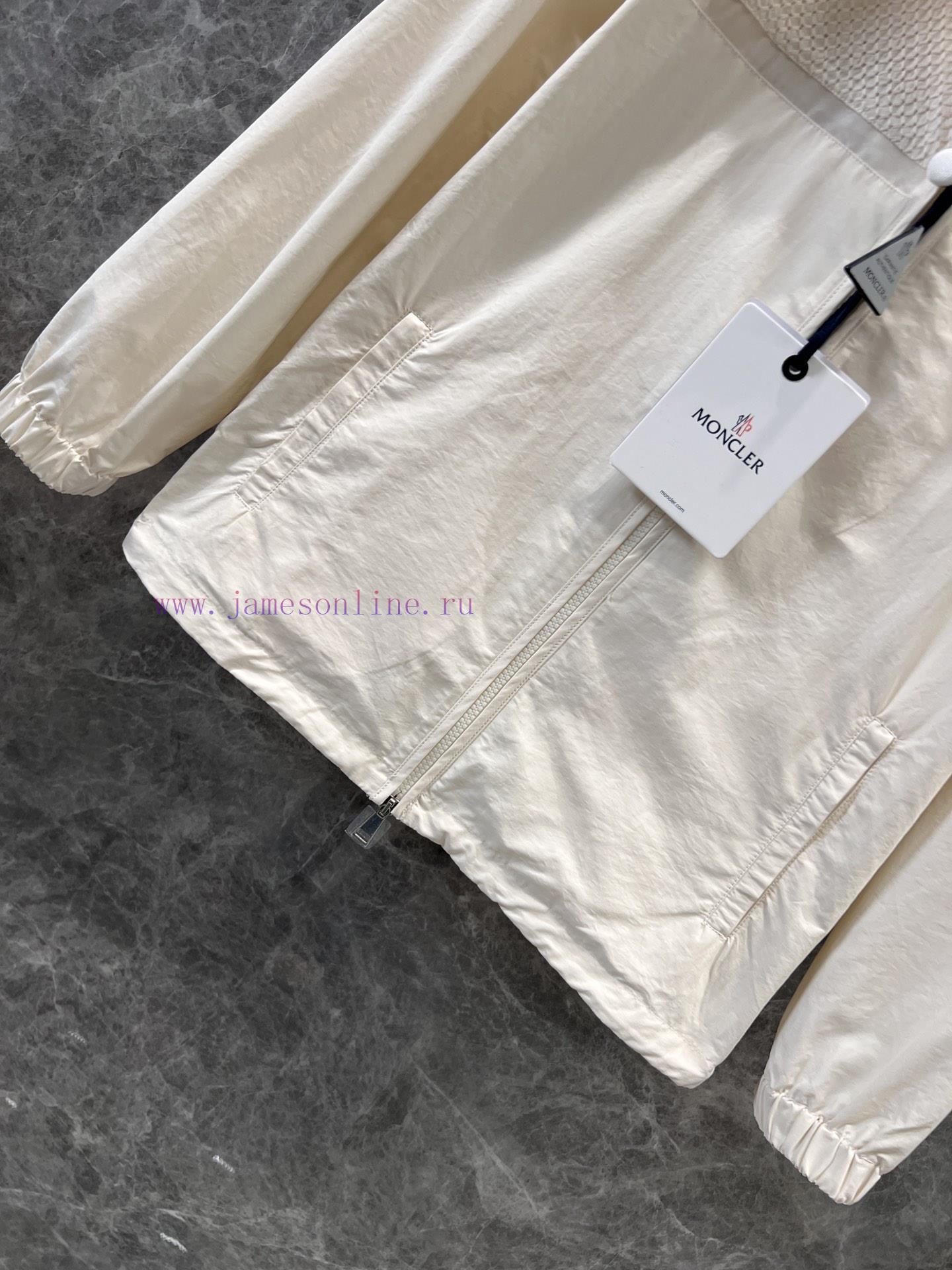 ZW61073 Moncler 25Ss Spring/Summer New Clisson Lace Hollow Fashion Splicing Coat 丨 YB Developed g5ildz8h - Image 7