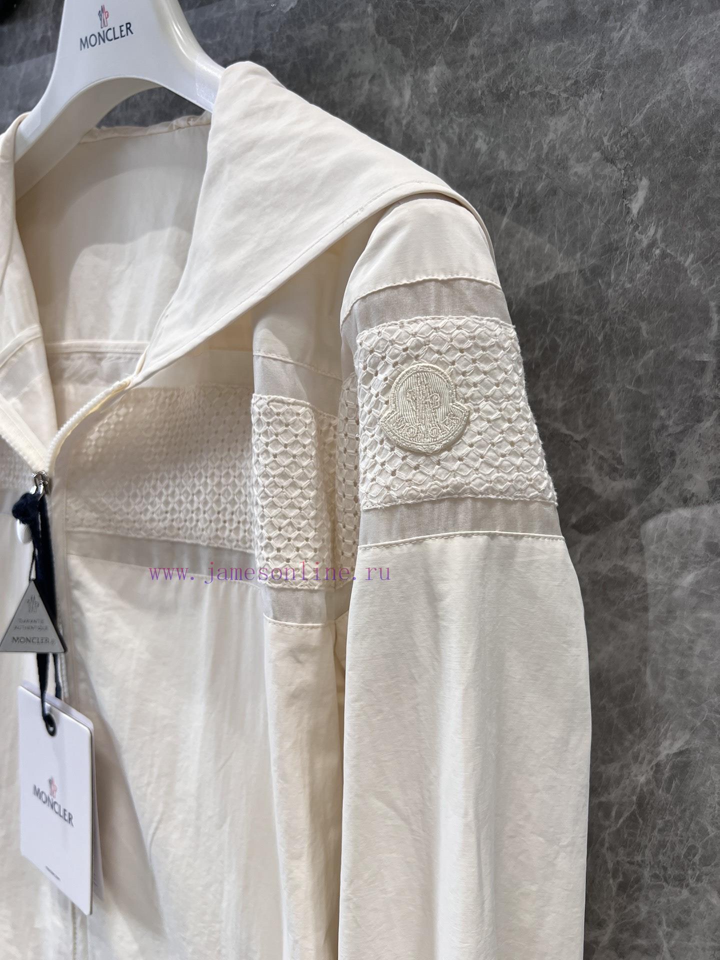 ZW61073 Moncler 25Ss Spring/Summer New Clisson Lace Hollow Fashion Splicing Coat 丨 YB Developed g5ildz8h - Image 8