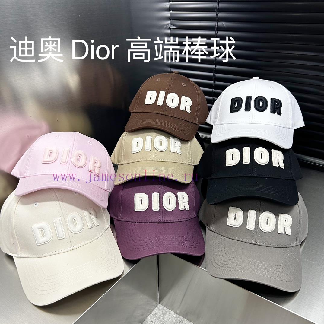 DIOR 2024 Spring/Summer New Simple Baseball Hat, Popular for Men and Womenlkf0wgwe
