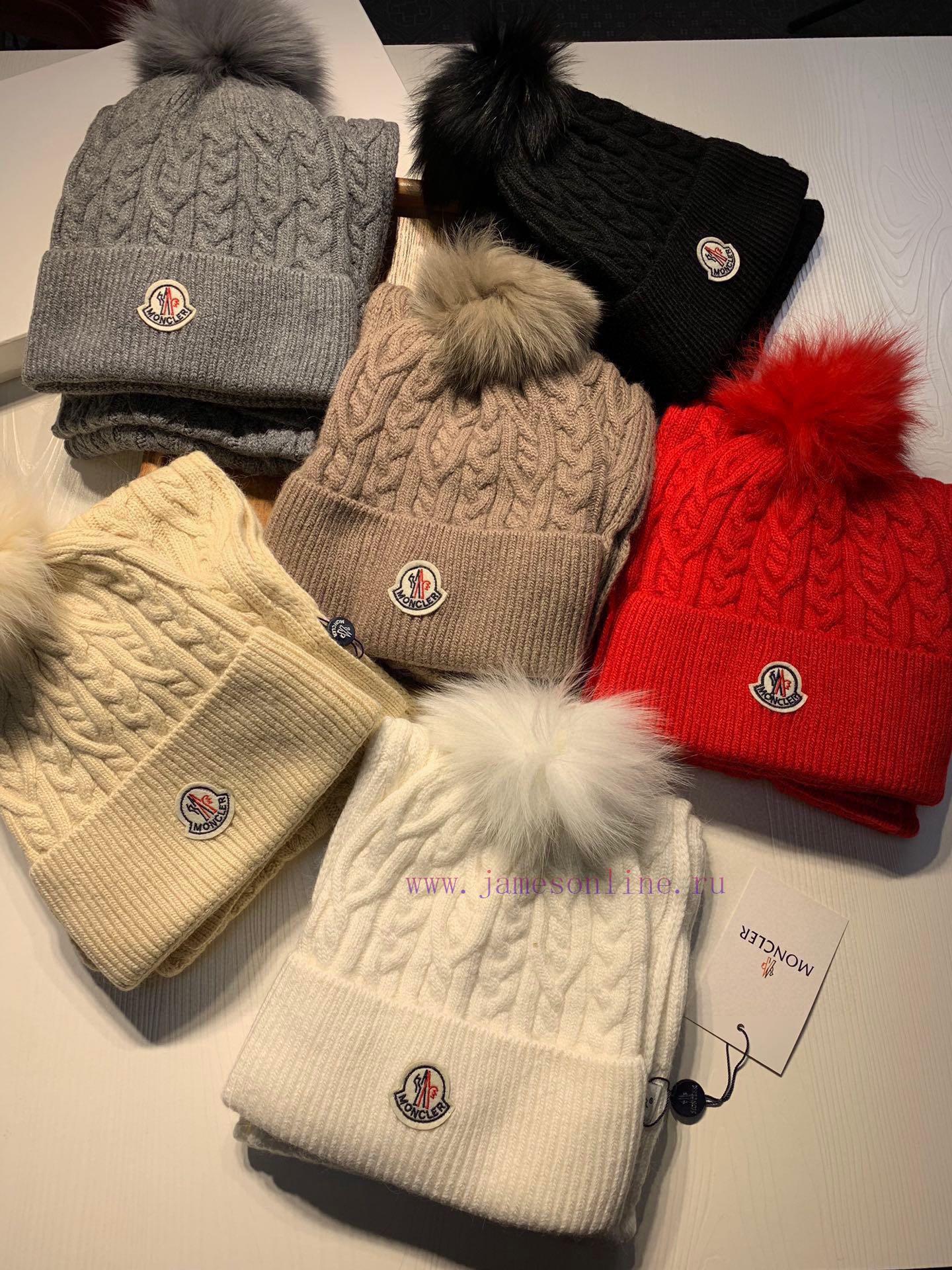 Mask set cashmere set hat - with fox fur ball classic set hat scarf ️ Warm and super comfortf8pcaw1e - Image 6