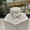 Chanel socialite style straw hat, sun hat, beach straw hat, essential item for goddesses, ble689k3ys