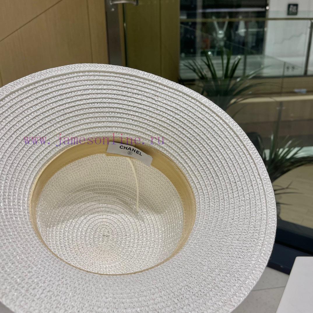 Chanel socialite style straw hat, sun hat, beach straw hat, essential item for goddesses, ble689k3ys - Image 9