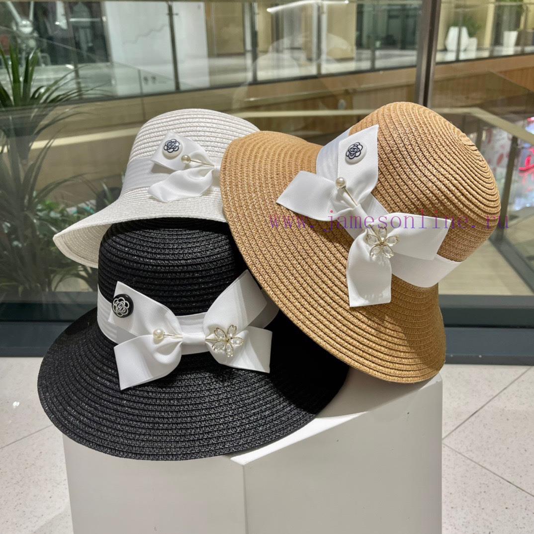 Chanel socialite style straw hat, sun hat, beach straw hat, essential item for goddesses, ble689k3ys - Image 10