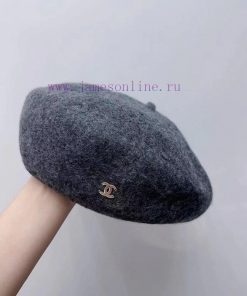 Chanel Autumn/Winter New Wool Beret Painter's HatUsed for raw material 100% wool, without cur2ejq405