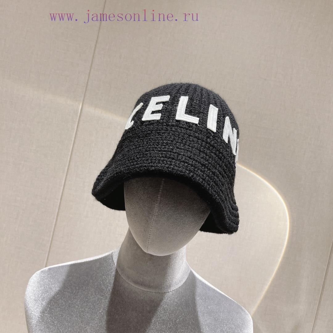 𝐂𝐞𝐥𝐢𝐧 * Popular explosive 𝐋𝐢𝐬𝐚 Same styleTriumphal Arch/Letter Knitted Woolen Fisherman's Haitdrkq40 - Image 8