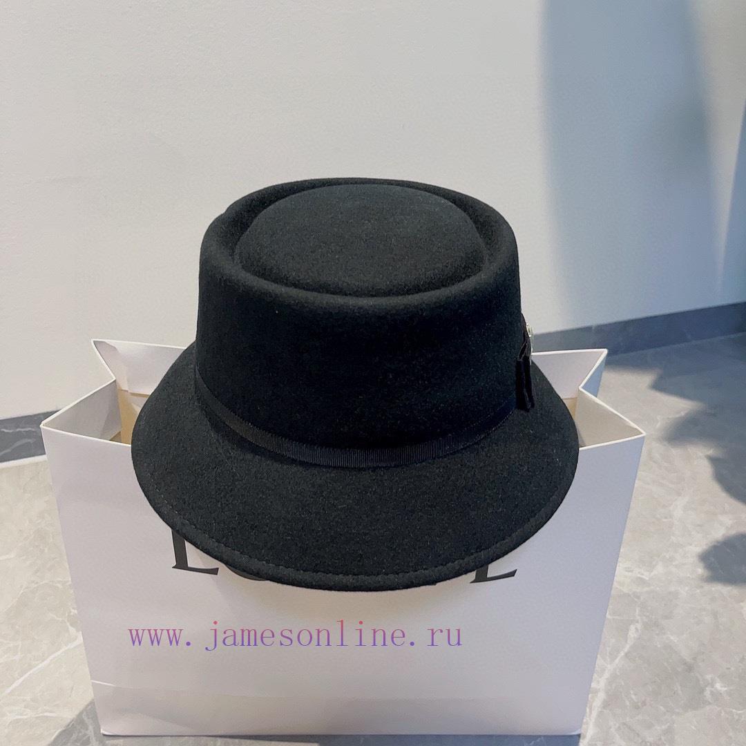 Miumiu autumn and winter new top hat, concave convex hat type top hat, 100% wool hat, head cb5ey9vbm - Image 2