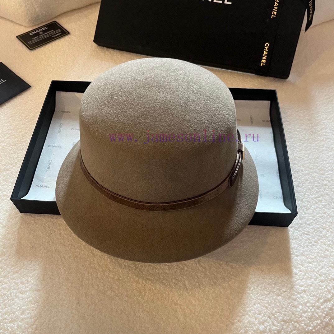 Celine's new autumn and winter woolen basin hat, made of 100% wool fabric, wool top hat, witdgzy0gr0 - Image 5