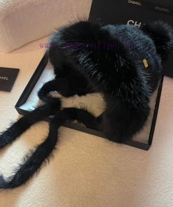 Celine's new ear protection hat, knitted cold hat, furry liningusfnl30o