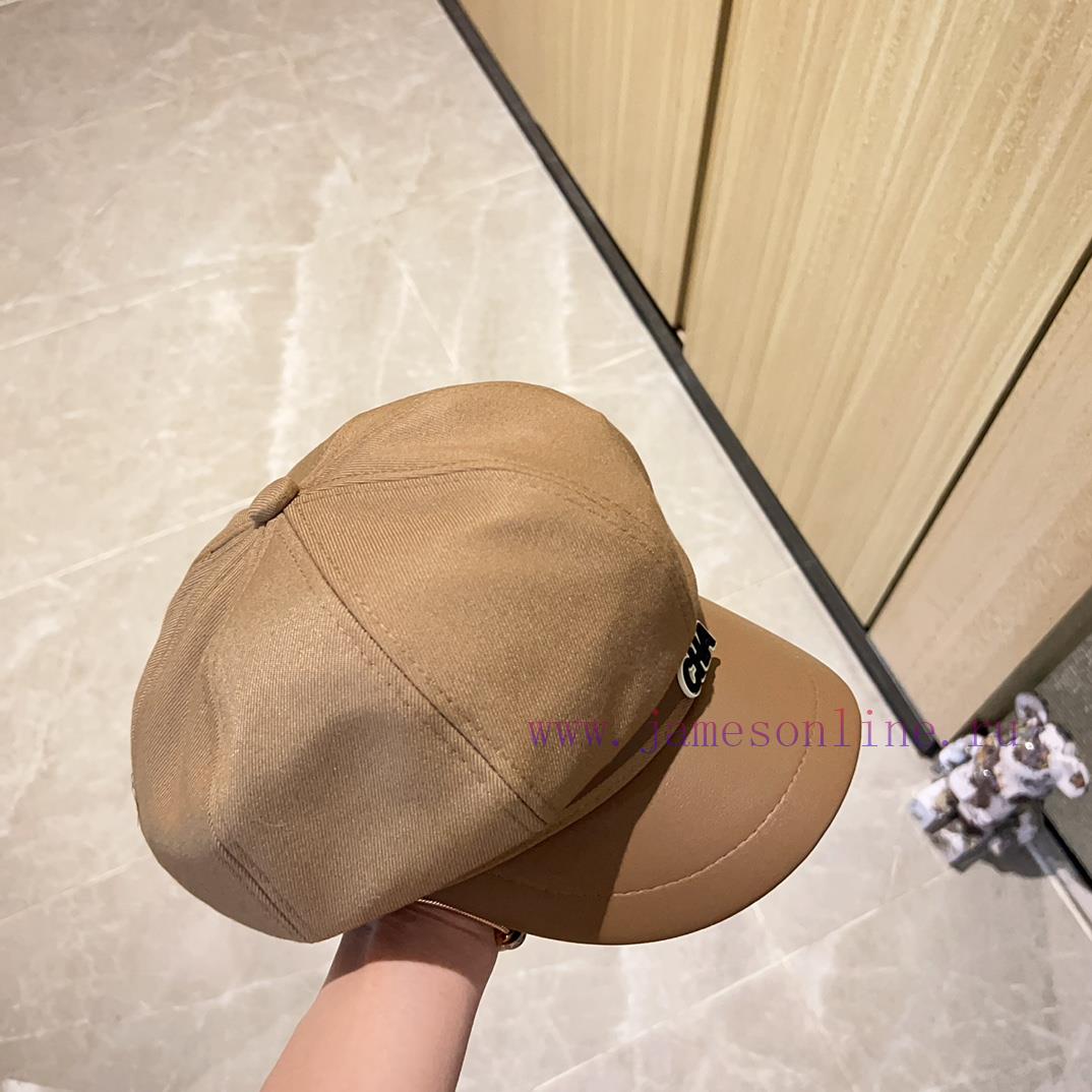 Chanel 2024 new Chanel belt splicing material military hat, three-dimensional hat design, velf83g63z - Image 6