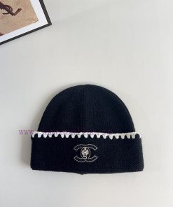 CHANEL 2024 Autumn/Winter New Chanel Knitted Wool Hat, Same as Famous Brands - Essential forucc8n5gi