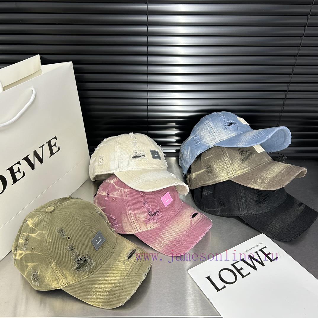 Acne2024 Spring/Summer Top Brand Vintage Baseball Hathvozvkgh - Image 3
