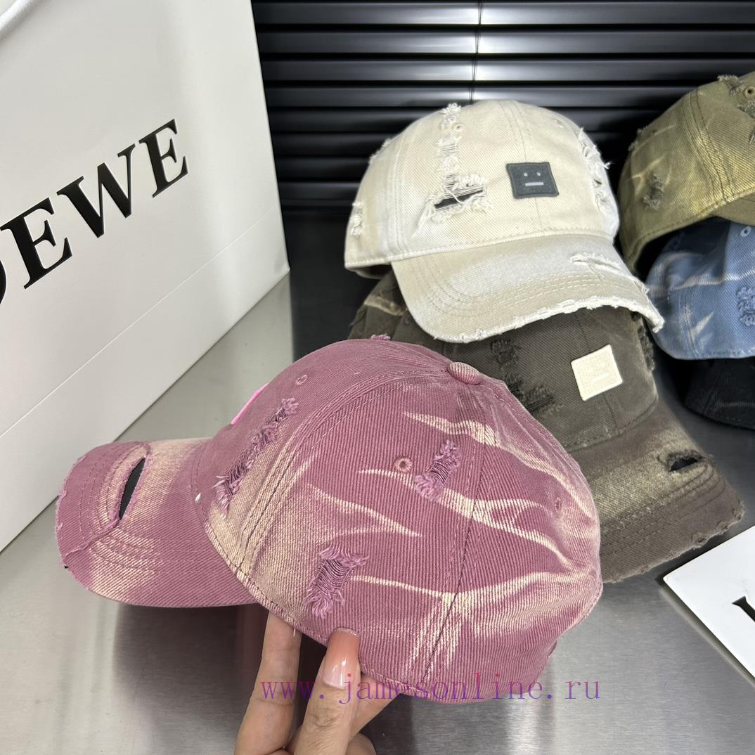 Acne2024 Spring/Summer Top Brand Vintage Baseball Hathvozvkgh - Image 4