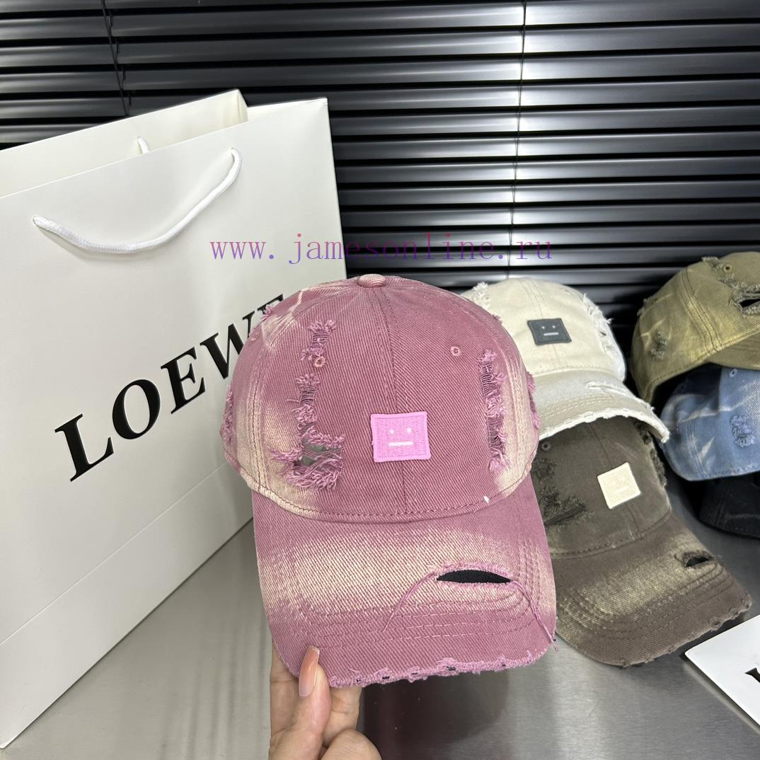 Acne2024 Spring/Summer Top Brand Vintage Baseball Hathvozvkgh - Image 5