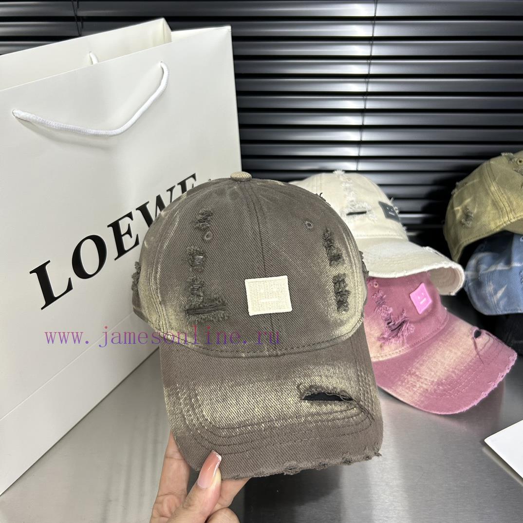 Acne2024 Spring/Summer Top Brand Vintage Baseball Hathvozvkgh - Image 9