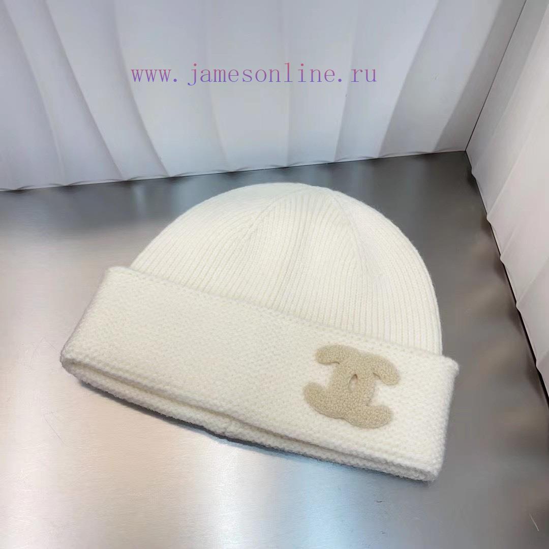 Chanel's new wool knitted woolen hat for autumn and winter 2024, designed in Korean style - z7o6ypcf - Image 5