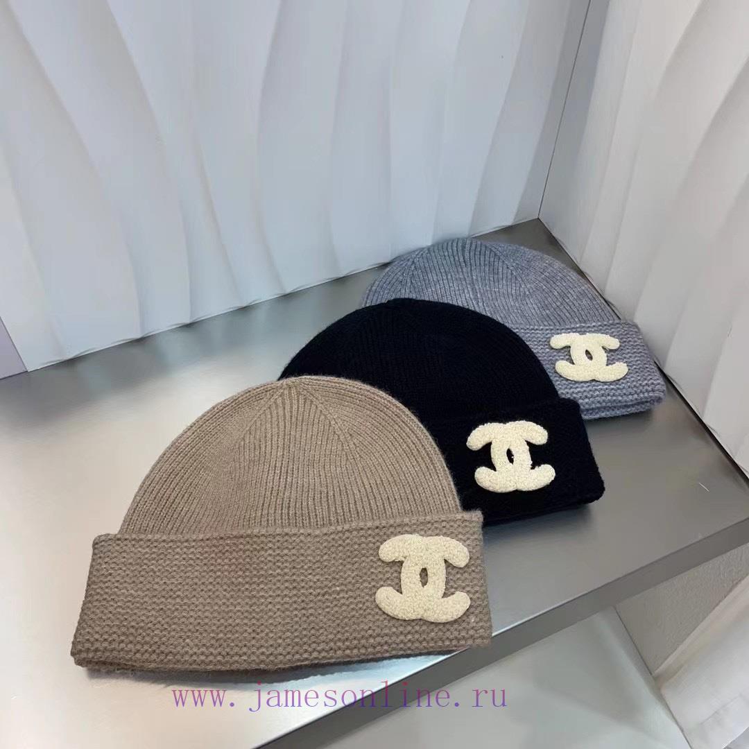 Chanel's new wool knitted woolen hat for autumn and winter 2024, designed in Korean style - z7o6ypcf - Image 7