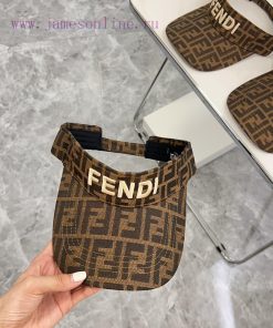 FENDI 2024 Summer Big Brand Embroidered Sunshade Ceiling HatVersatile Sport~Comfortable Styl2gnveu0t