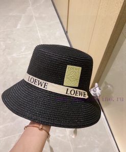 .   LOEWE 2024 New Vacation Style Network Explosive Grass Woven Pot Hat Grass Hat, Sunshade 8i817313