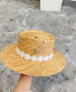 CHANEL 2024 new French holiday style top hat and straw hat, a must-have for going out, super8g1aqjan