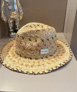 Chanel Lafite Grass Top Hat, Denim Grass Hat, Head circumference 57cmoqqjad7o