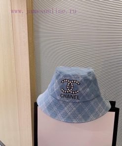 Chanel 2024 new denim Chanel style fisherman hat, a must-have for going out, super easy to mb3z0vgsi