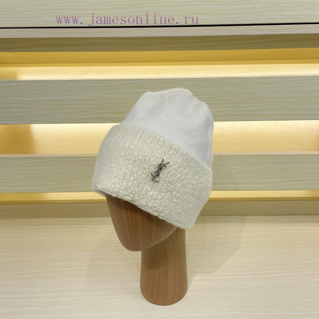 Ysl's popular knitted hatCustomized hat shape, fabric weight just rightNot prone to pilling,a3e6cvxs - Image 2